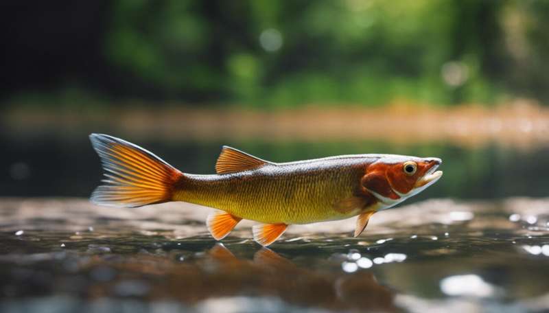 Credit: AI-generated image (disclaimer) How fish evolved to walk—and in one case, turned into humans