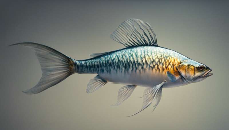 Credit: AI-generated image (disclaimer) How fish evolved to walk—and in one case, turned into humans